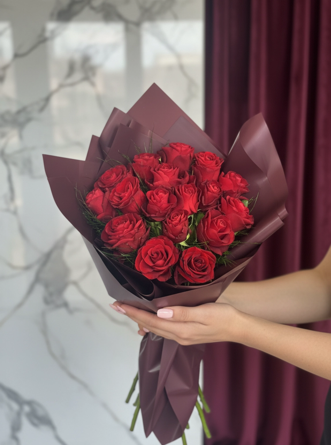 18Li Gül Buketi