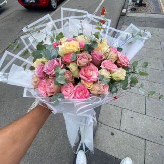 40 adet renkli güller