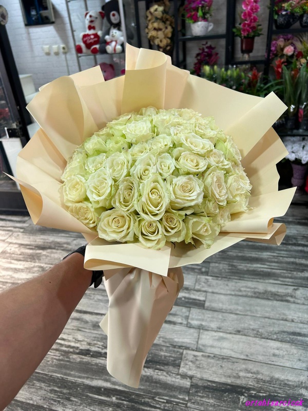 50 adet beyaz ithalgül