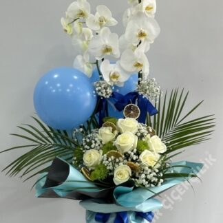 Beyaz orkide arajman