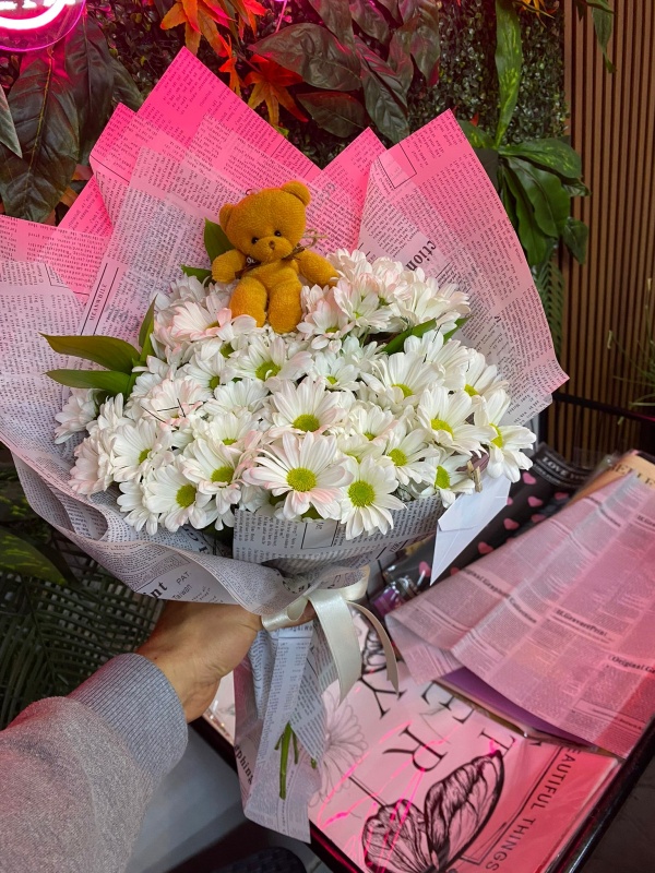 ayıcık ve papatyalar