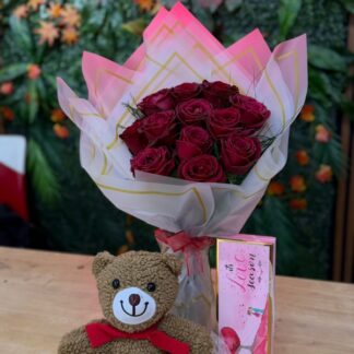 ayıcık çikolata güller