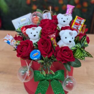 meyveli çikolatalı kutu